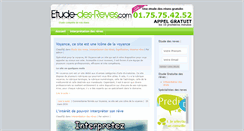 Desktop Screenshot of etude-des-reves.com